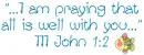 praying all is well - scripture