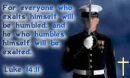everyone who humbles himself - scripture
