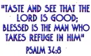 the Lord is good - scripture