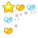 stars and hearts