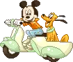 Mickey and Pluto