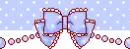 blue bow