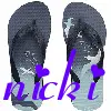 nicki flip flops