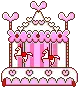 mini pink carousel