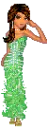 green doll