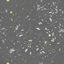 Abstract Grey Leaves