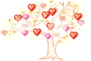 Hearts tree