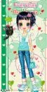 doll with flowers
