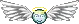 Angel Smiley with halo