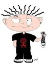 Kid with skull