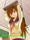 Sapphire at school with Roga