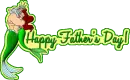 Little Mermaid Happy Father's Day