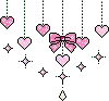 little pink hearts