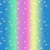 rainbow colors