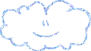 Happy Glittery Cloud
