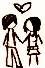 EMO COUPLE HOLDING HANDS
