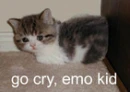 go cry