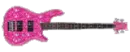 pink rock guitar