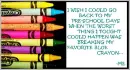 favorite blue crayon