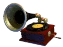 Old fashioned gramophone