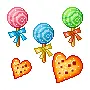 cookie and lollipop