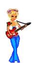 guitar player doll