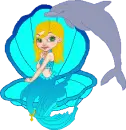 mermaid and dolphin