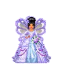 Purple fantasy fairy