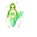 green mermaid