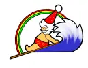 Surfing Santa