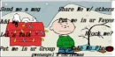 Charlie Brown xmas Contact Table