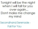 Secondhand Serenade - Fall For You