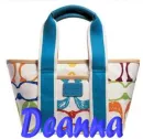 Deanna with Coach purse
