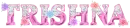 Pink Glass with Flowers - Trishna