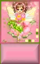 Fairy Blinkie with Pink Flower