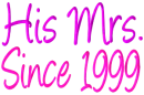 His Mrs.