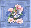 Fairygirl with Pink BellFlowers