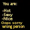 wrong person