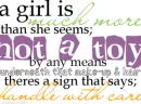 girl. not toy.