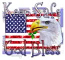 God Bless be safe - scripture - patriotic