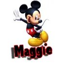 mickey mouse maggie