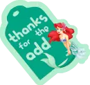 Little Mermaid Tag