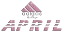 adidas pink april