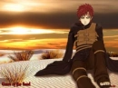 gaara siting on the beach!