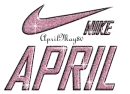 nike pink april