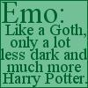 emo. harry potter?