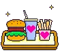 cute fastfood