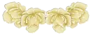 Sparkling Rose Divider - Yellow