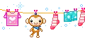 MONKEY CLOTHES LINE DIVIDER