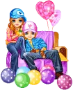 Balloon Couple